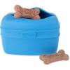 image:imageDexas Pets Pooch Pouch Flexible Dog TreatTraining Treat Clip Pouch Pro BluePro Blue