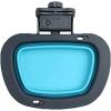 image:imageDexas Popware for Pets Collapsible Kennel Bowl Light Gray Round PW270432429GrayBlue