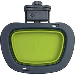 image:imageDexas Popware for Pets Collapsible Kennel Bowl Light Gray Round PW270432429GrayGreen