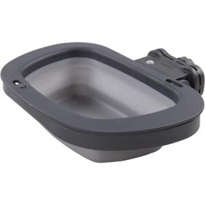 image:imageDexas Popware for Pets Collapsible Kennel Bowl Light Gray Round PW270432429Light Gray