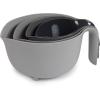 image:imageDexas 4Piece Nested Mixing Bowl Set gray assortment GMBS4432 4 pieces