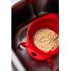 image:imageDexas POP Collapsible Silicone Colander 10 inch diameter Solid RedRed