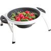 image:imageDexas POP Collapsible Silicone Colander 10 inch diameter Solid RedRedWhite