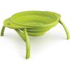 image:imageDexas POP Collapsible Silicone Colander 10 inch diameter Solid RedSolid Gray