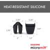 image:imageDexas PinchMitt Silicone Oven Mitt  Single Heat Resistant Glove to 450F NonSlip Grip Dishwasher Safe GrayGray