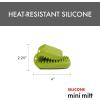 image:imageDexas PinchMitt Silicone Oven Mitt  Single Heat Resistant Glove to 450F NonSlip Grip Dishwasher Safe GrayGreen