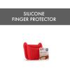 image:imageDexas PinchMitt Silicone Oven Mitt  Single Heat Resistant Glove to 450F NonSlip Grip Dishwasher Safe GrayRed