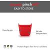 image:imageDexas PinchMitt Silicone Oven Mitt  Single Heat Resistant Glove to 450F NonSlip Grip Dishwasher Safe GrayRed