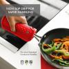 image:imageDexas Silicone Pot Handle Holder Heat Resistant Non Slip Grip for Hot Cookware Handles Dishwasher Safe Kitchen Accessory RedRed