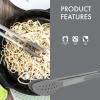 image:imageDexas Spoon amp Strain Tongs with Gravity open amp Close Operation 12 GrayGray