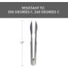 image:imageDexas Spoon amp Strain Tongs with Gravity open amp Close Operation 12 GrayGray