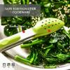 image:imageDexas Spoon amp Strain Tongs with Gravity open amp Close Operation 12 GrayGreen