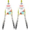 image:imageDexas Spoon and Strain Stainless Steel Slotted Tongs Green HandlesGreen