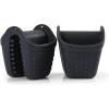 image:imageDexas PinchMitt Silicone Oven Mitt  Single Heat Resistant Glove to 450F NonSlip Grip Dishwasher Safe GrayGray