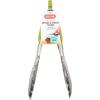 image:imageDexas Spoon and Strain Stainless Steel Slotted Tongs Green HandlesGreen