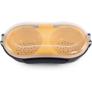 image:imageDexas Duo Egg CookerMicrowave Egg PoacherBlackYellowGEC21235432